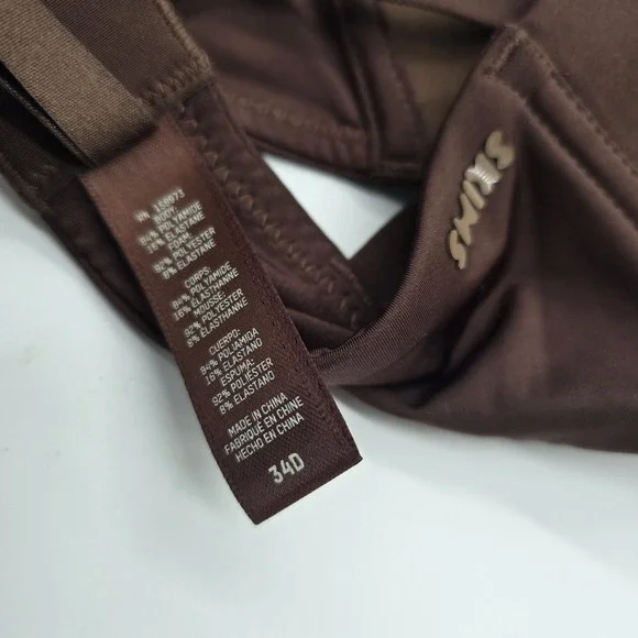 SKIMS Cocoa Wireless Bra 34D – Padded, Seamless, NWT-Free - Picture 3 of 7